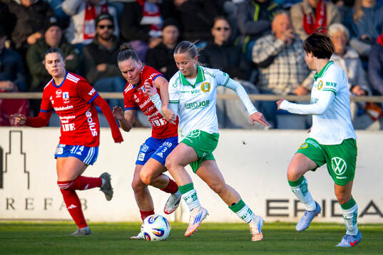 Vittsjös Anna Haddock och Hammarbys Fanny Peterson