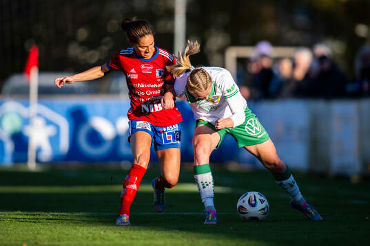 Vittsjös Elisabet Klinga och Hammarbys Ellen Wangerheim
