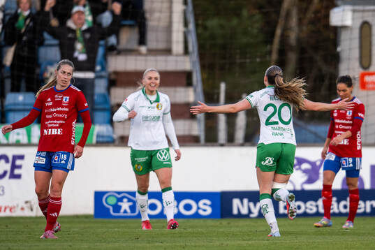 Hammarbys Vilde Hasund jublar