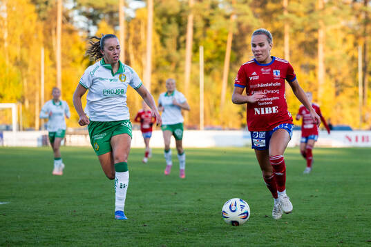Vittsjös Ilona Walta och Hammarbys Athinna Persson Lundgren