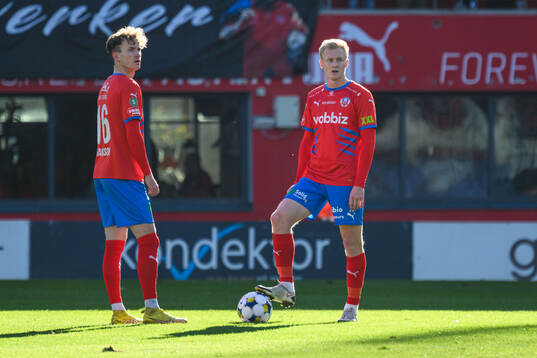 Helsingborgs Alexander Johansson och Oscar Aga deppar