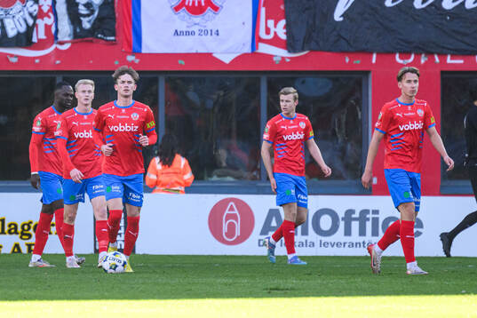 Helsingborgs spelare deppar