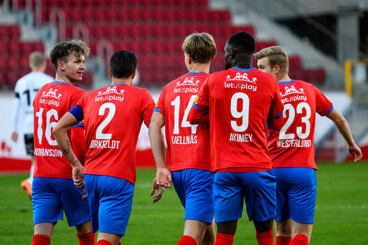 Helsingborgs Alexander Johansson, Jon Birkfeldt, Lukas