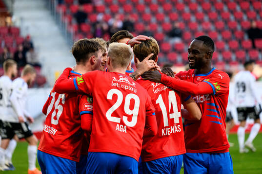 Helsingborgs Alexander Johansson jublar
