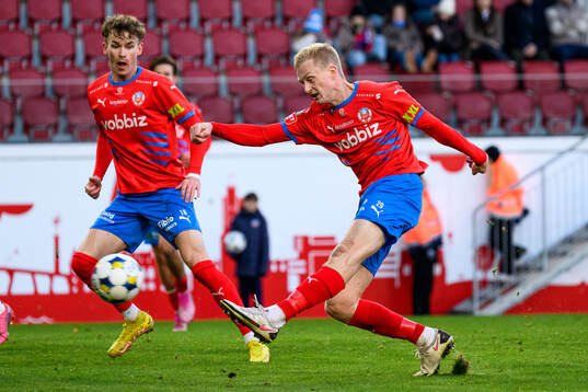 Helsingborgs Alexander Johansson och Oscar Aga