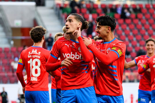 Helsingborgs Ervin Gigovic jublar