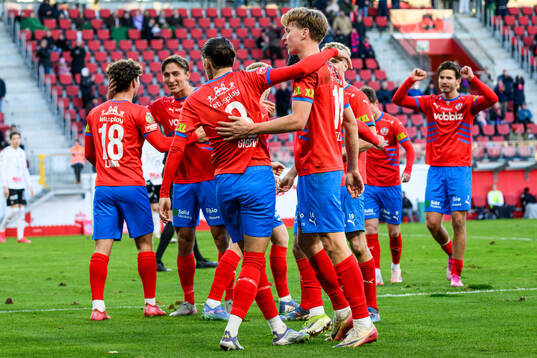 Helsingborgs Ervin Gigovic jublar