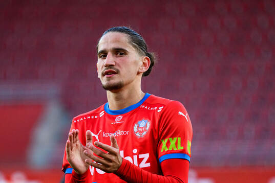 Helsingborgs Ervin Gigovic jublar