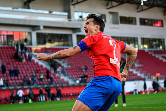 Helsingborgs Jon Birkfeldt jublar