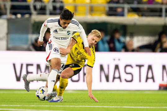 Östers Lukas Bergquist och Elfsborgs Per Frick