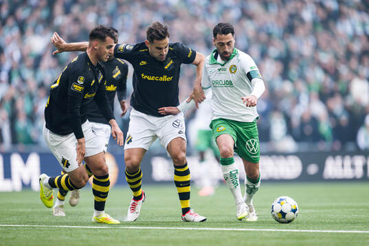 AIKs Sotirios Papagiannopoulos och Hammarbys Nahir Besara