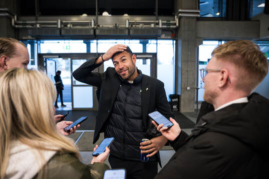 Hammarbys målvakt Warner Hahn