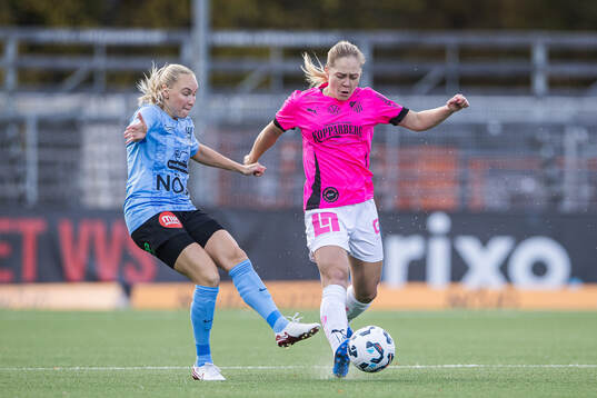 Brommapojkarnas Wilma Wärulf och Häckens Alice Bergström