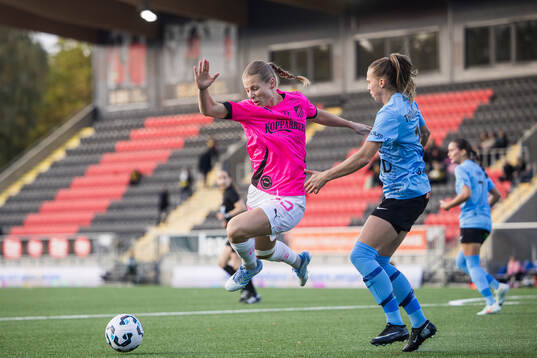 Häckens Anna Anvegård och Brommapojkarnas Frida