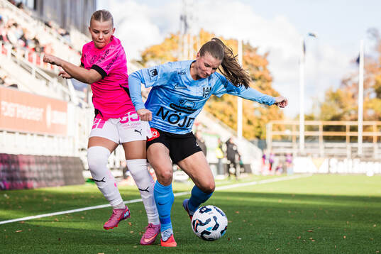 Häckens Matilda Nildén och Brommapojkarnas Louise