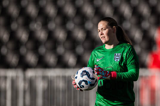 Brommapojkarnas målvakt Emilia Johansson