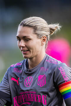 Häckens målvakt Jennifer Falk