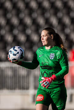 Brommapojkarnas målvakt Emilia Johansson