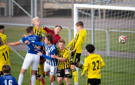 IFK Karlshamns hörna seglar i mål och 0-1 utan att  IFK