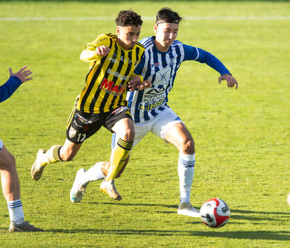 IFK Hässleholms Zidane Sala flyger fram i matchen i