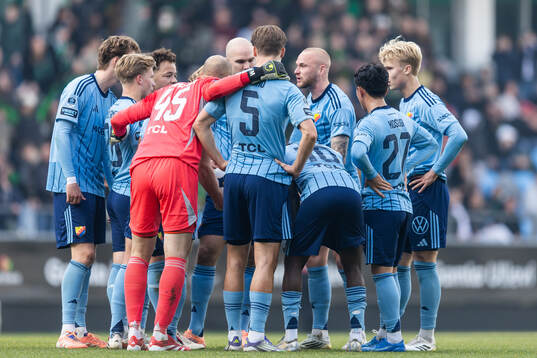 Djurgårdens spelare deppar