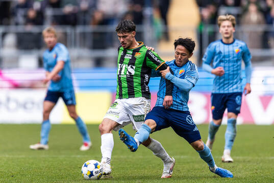 GAIS William Milovanovic och Djurgårdens Keita Kosugi