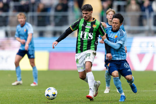 GAIS William Milovanovic och Djurgårdens Keita Kosugi