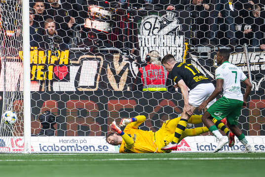 AIKs målvakt Kristoffer Nordfeldt släpper in 1-0
