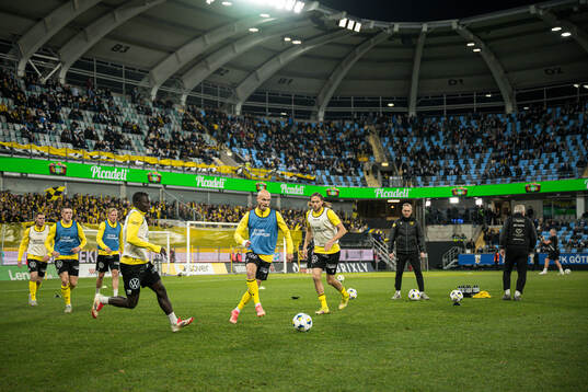 Mjällbys Abdoulie Manneh, Viktor Gustafson och Tom