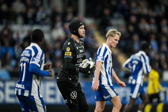 Mjällbys målvakt Noel Törnqvist