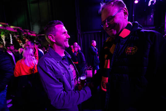 Mjällbys players manager Patrik Andersson på guldbanketten