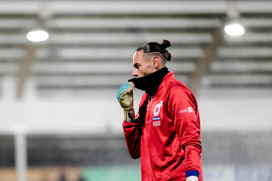 Degerfors målvakt Matvei Igonen