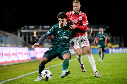 Halmstads Bleon Kurtulus och Degerfors Daniel Sundgren