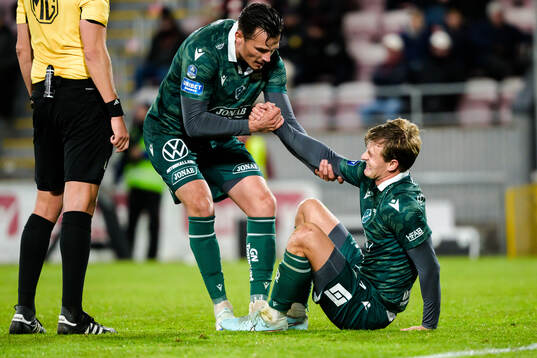 Halmstads Pascal Gregor och Filip Schyberg