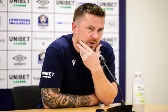 Halmstads tränare Johan Lindholm