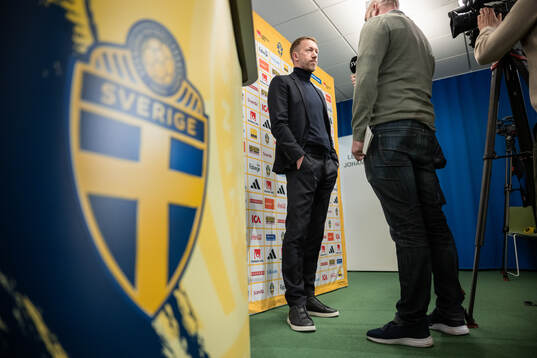 Graham Potter is being interviewed
