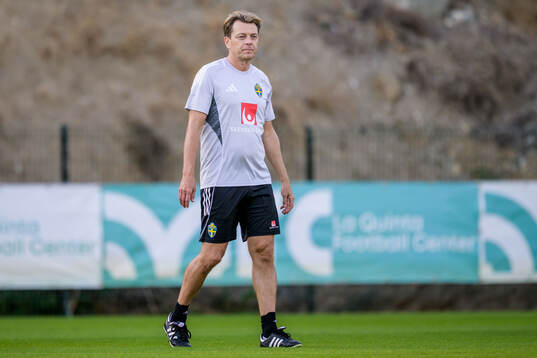 Head coach Tony Gustavsson of the Swedish women's national
