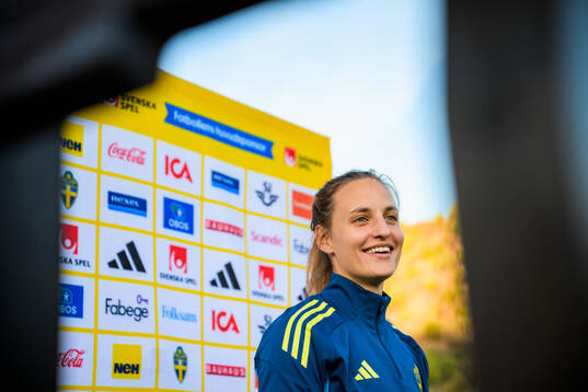Nathalie Björn of the Swedish women's national football