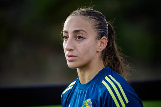 Rosa Kafaji of the Swedish women's national football team