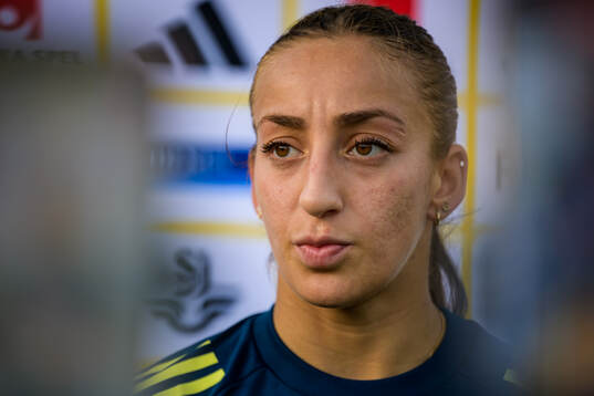Rosa Kafaji of the Swedish women's national football team