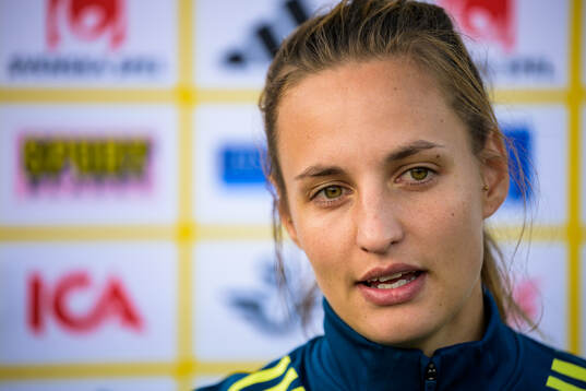 Nathalie Björn of the Swedish women's national football