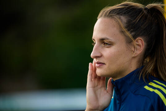 Nathalie Björn of the Swedish women's national football