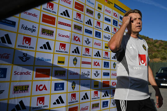 Head coach Tony Gustavsson of the Swedish women's national