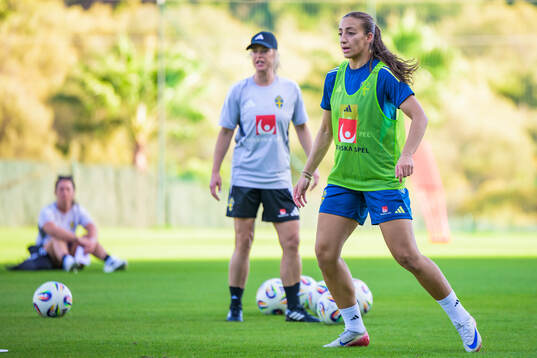 Rosa Kafaji of the Swedish women's national football team