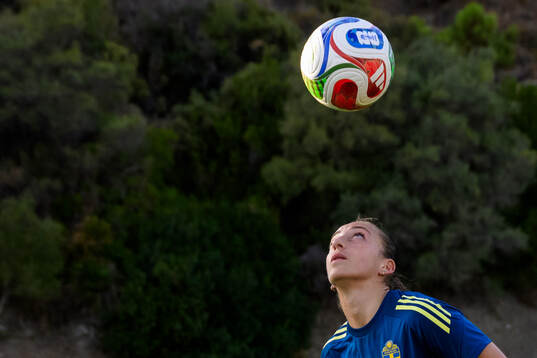 Rosa Kafaji of the Swedish women's national football team