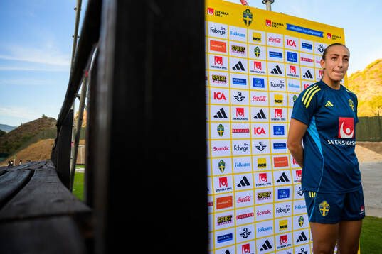 Rosa Kafaji of the Swedish women's national football team