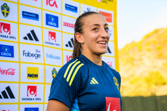 Rosa Kafaji of the Swedish women's national football team