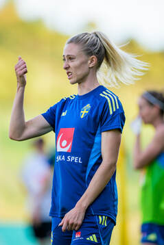 Rebecka Blomqvist of the Swedish women's national football