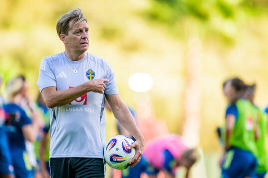 Head coach Tony Gustavsson of the Swedish women's national