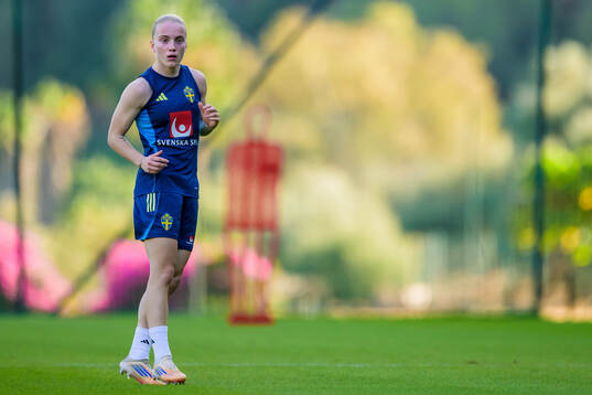 Anna Sandberg of the Swedish women's national football team